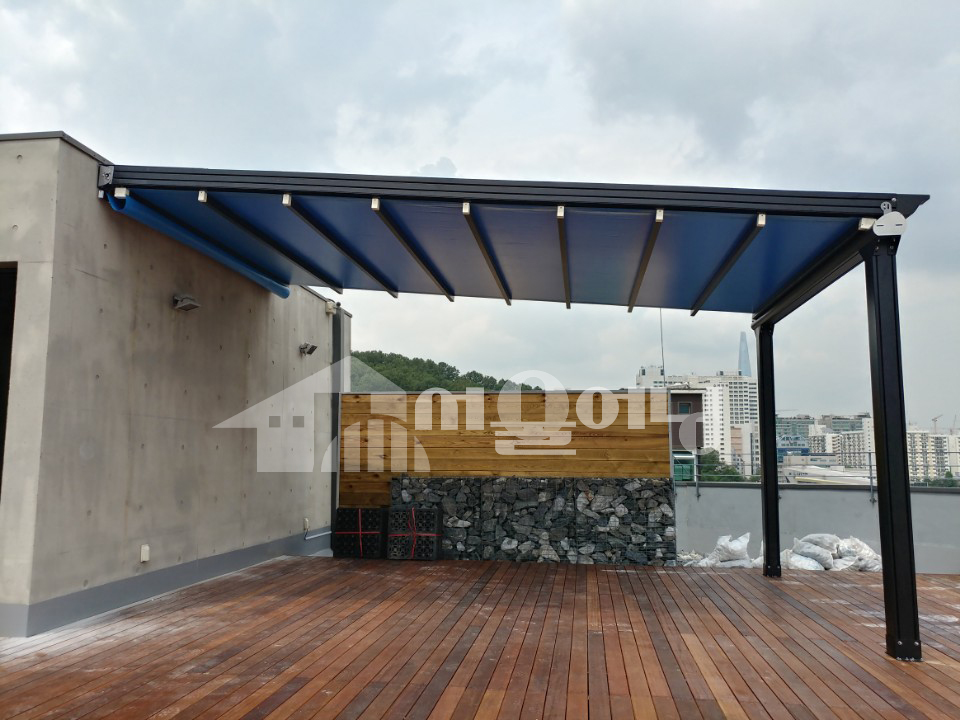 강남구 자곡동 옥상루프어닝 설치