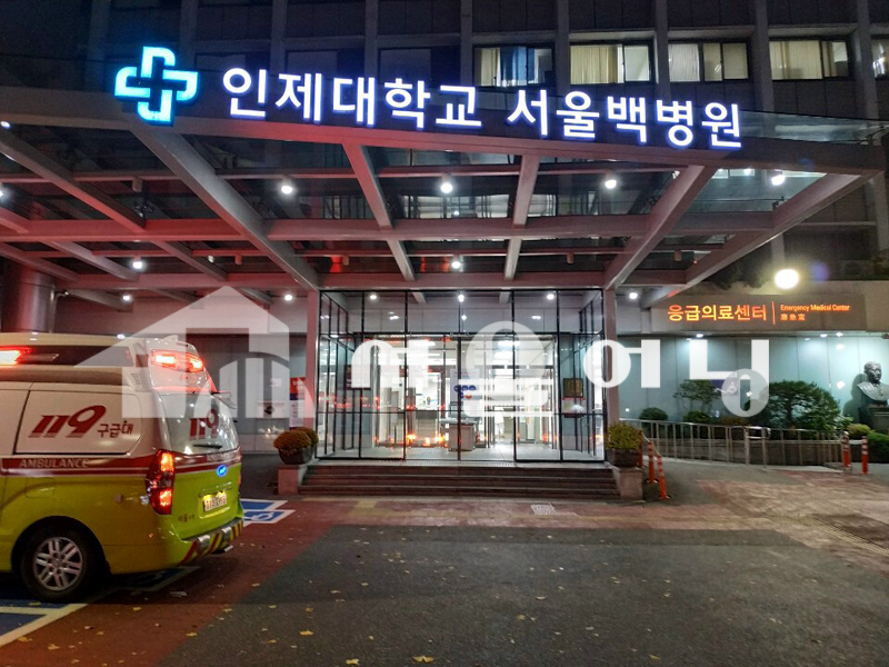 서울 인제백병원 방풍막 설치 