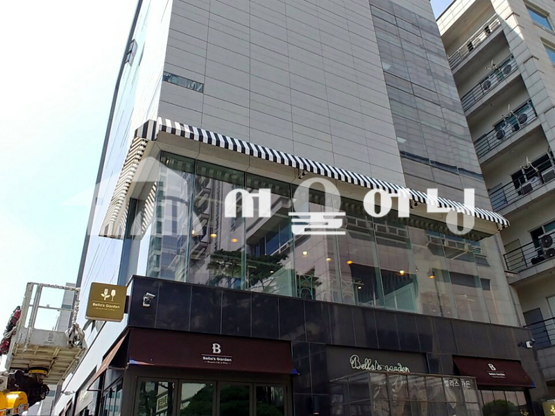 송파구 고정어닝 건물전체 시공