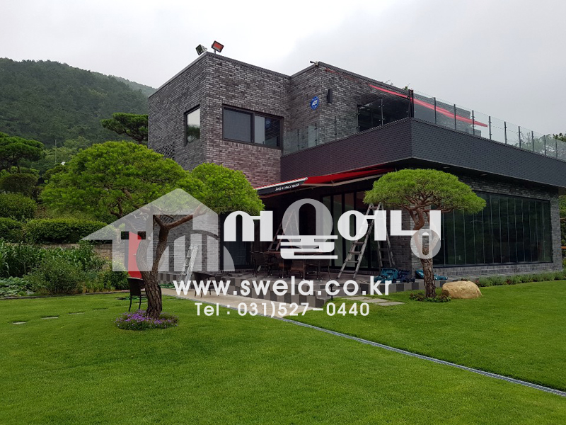 양평 접이식어닝 시공