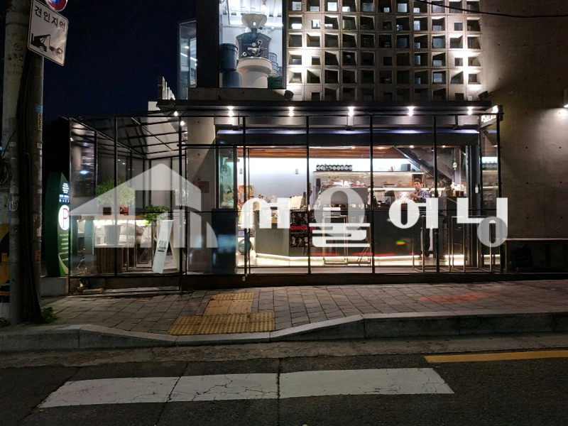 서울 중구 카페 52랩 방풍막 시공